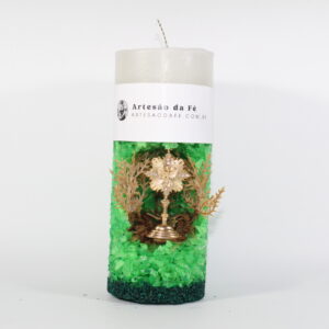 Kit Porta Vela Divino Espirito Santo Mini Santuário #PV_VC008