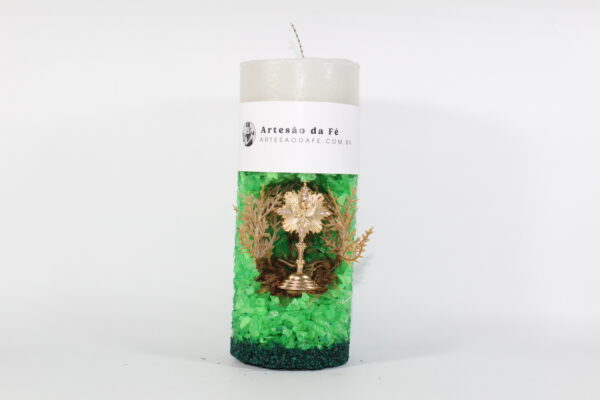 Kit Porta Vela Divino Espirito Santo Mini Santuário #PV_VC008