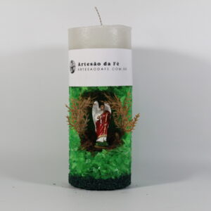 Kit Porta Vela Anjo Protetor Mini Santuário #PV_VC002