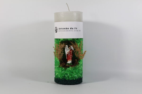 Kit Porta Vela Anjo Protetor Mini Santuário #PV_VC002