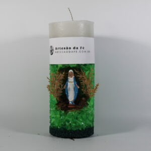 Kit Porta Vela Nossa Senhora da Graça Mini Santuário #PV_VC019