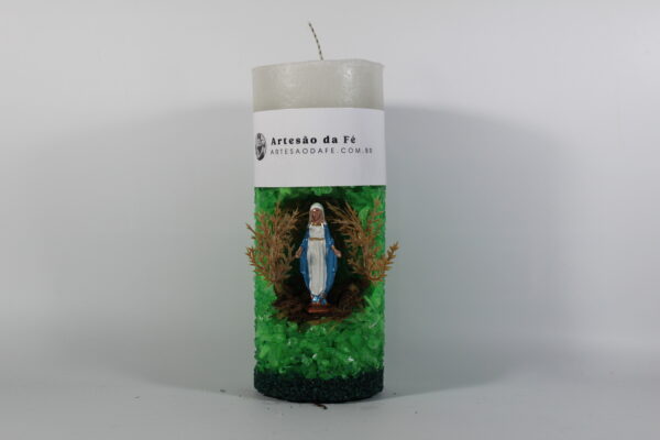 Kit Porta Vela Nossa Senhora da Graça Mini Santuário #PV_VC019