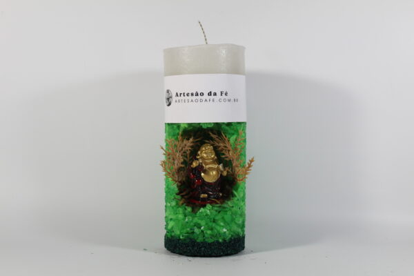 Kit Porta Vela Buda Mini Santuário #PV_VC004