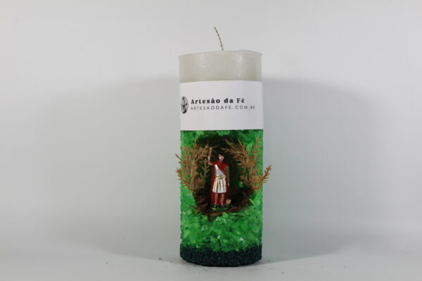 Kit Porta Vela Santo Expedito Mini Santuário #PV_VC028