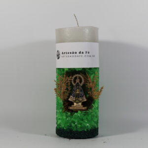 Kit Porta Vela Nossa Senhora de Aparecida Mini Santuário #PV_VC017