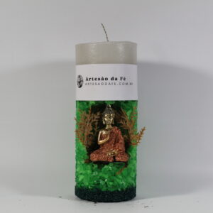 Kit Porta Vela Buda Tailandes Mini Santuário #PV_VC007
