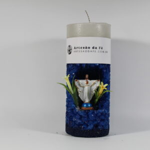 Kit Porta Vela Jesus Braços Abertos Mini Santuário #PV_AA012
