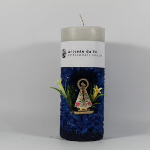 Kit Porta Vela Nossa Senhora de Nazare Mini Santuário #PV_AA020