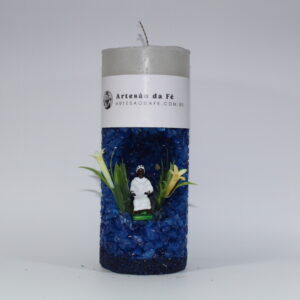 Kit Porta Vela Preto Velho (Feminino) Mini Santuário #PV_AA023