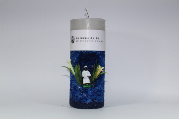 Kit Porta Vela Preto Velho (Feminino) Mini Santuário #PV_AA023