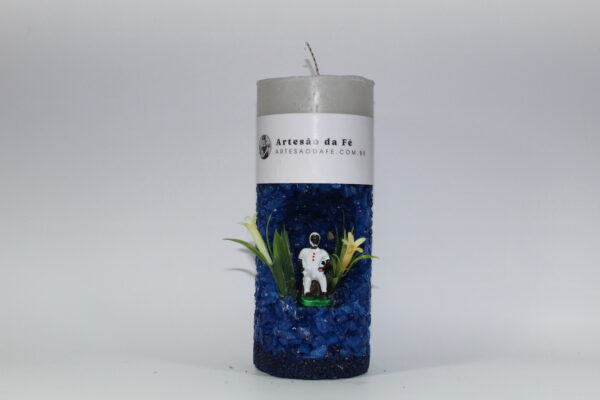Kit Porta Vela Preto Velho (Masculino) Mini Santuário #PV_AA024