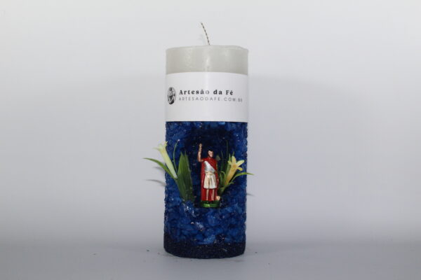Kit Porta Vela Santo Expedito Mini Santuário #PV_AA027