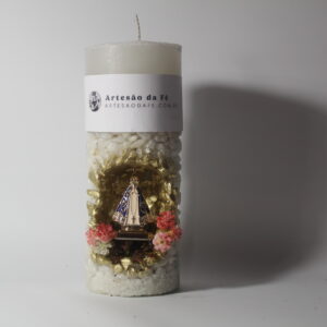 Kit Porta Vela Nossa Senhora de Aparecida Mini Santuário #PV_BD015