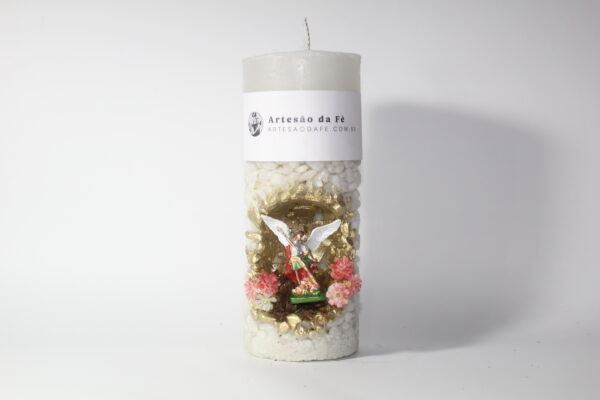 Kit Porta Vela São Miguel Arcanjo Mini Santuário #PV_BD031
