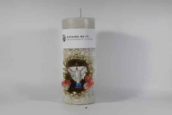 Kit Porta Vela Jesus Braços Abertos Mini Santuário #PV_BD013