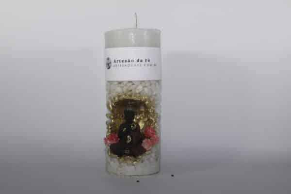 Kit Porta Vela Buda Tailandes Mini Santuário #PV_BD005