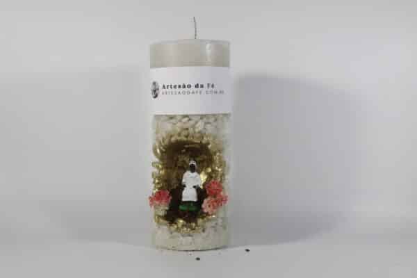 Kit Porta Vela Preto Velho (Feminino) Mini Santuário #PV_BD024