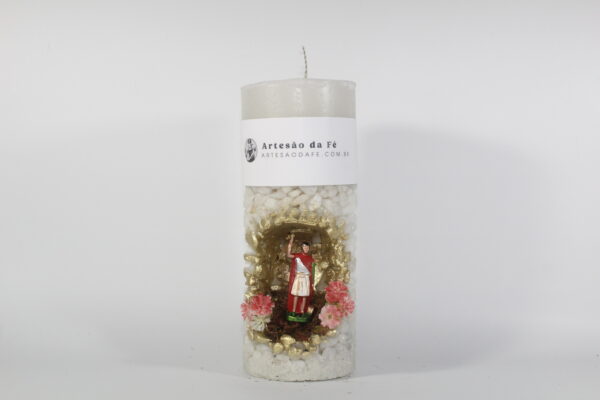 Kit Porta-Vela Santo Expedito (Mini-Santuário) #PV_BD028