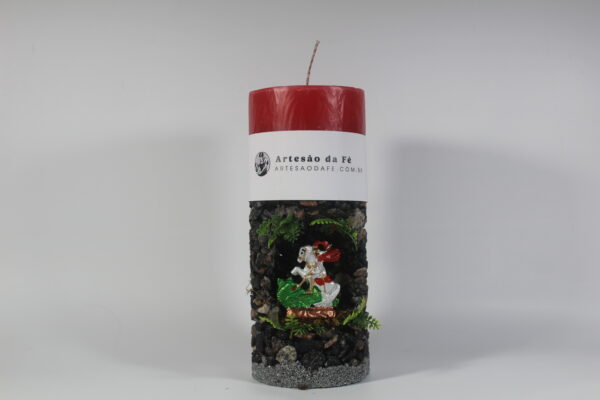 Kit Porta Vela São Jorge Mini Santuário #PV_PP043