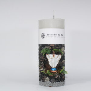 Kit Porta Vela Jesus Braços Abertos Mini Santuário #PV_PP019