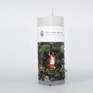 Kit Porta Vela Santo Expedito Mini Santuário #PV_PP042