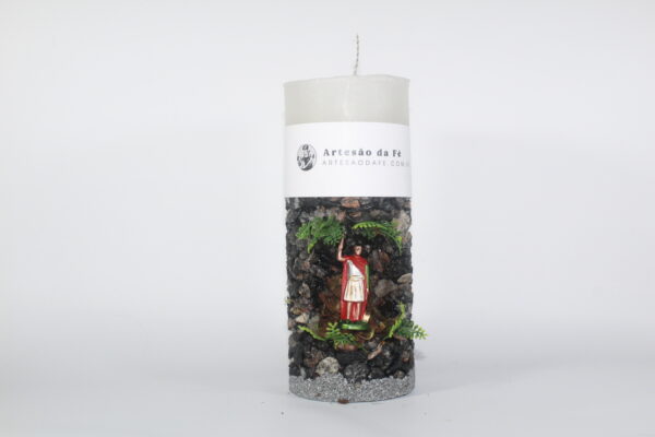 Kit Porta Vela Santo Expedito Mini Santuário #PV_PP042