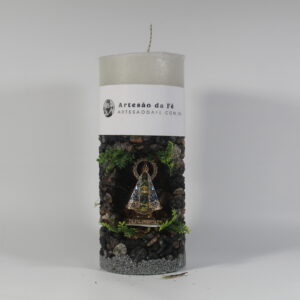 Kit Porta Vela Nossa Senhora de Aparecida Mini Santuário #PV_PP025