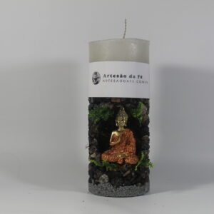 Kit Porta Vela Buda Tailandes Mini Santuário #PV_PP009