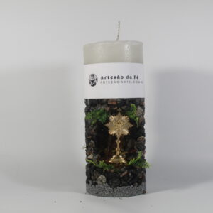 Kit Porta Vela Divino Espirito Santo Mini Santuário #PV_PP010
