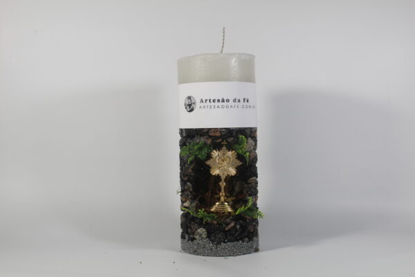 Kit Porta Vela Divino Espirito Santo Mini Santuário #PV_PP010