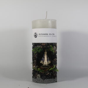 Kit Porta Vela Nossa Senhora de Aparecida Mini Santuário #PV_PP023