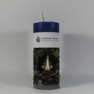 Kit Porta Vela Nossa Senhora de Aparecida Mini Santuário #PV_PP022