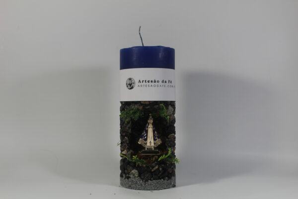 Kit Porta Vela Nossa Senhora de Aparecida Mini Santuário #PV_PP022
