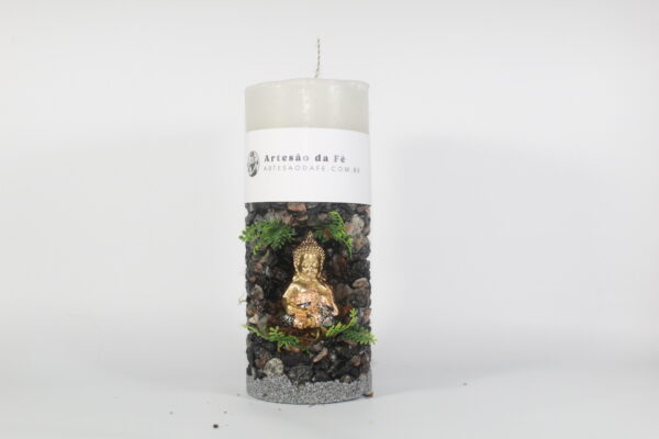 Kit Porta Vela Buda Tailandes Mini Santuário #PV_PP008