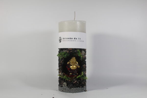 Kit Porta Vela Buda Mini Santuário #PV_PP005