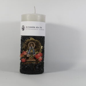 Kit Porta Vela Nossa Senhora de Aparecida Mini Santuário #PV-PD016