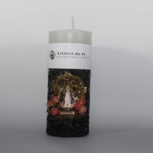 Kit Porta Vela Nossa Senhora de Aparecida Mini Santuário #PV-PD014