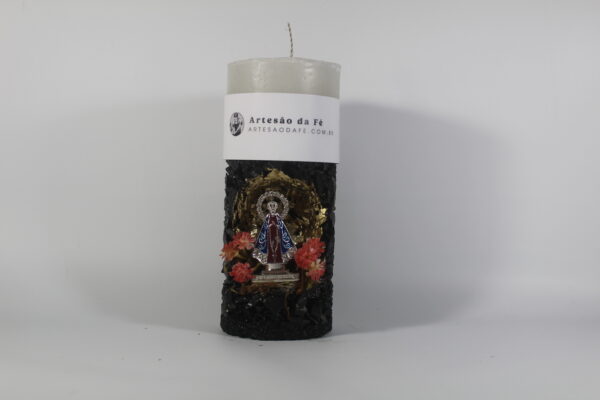Kit Porta Vela Nossa Senhora de Aparecida Mini Santuário #PV-PD017