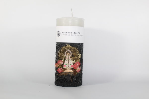 Kit Porta Vela Nossa Senhora de Nazare Mini Santuário #PV-PD020