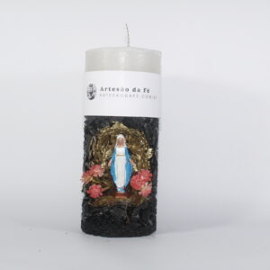 Kit Porta Vela Nossa Senhora da Graça Mini Santuário #PV-PD018