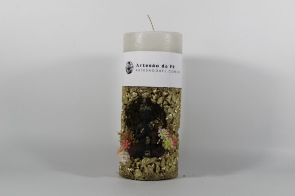 Kit Porta Vela Buda Tailandes Mini Santuário #PV_DD005