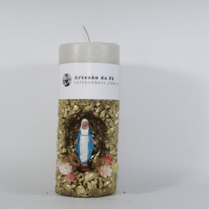 Kit Porta Vela Nossa Senhora da Graça Mini Santuário #PV_DD019