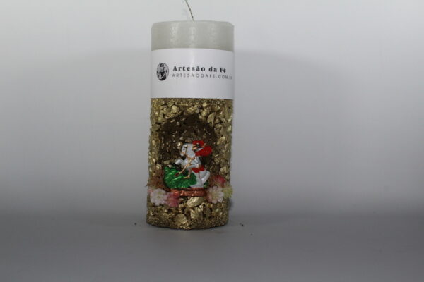 Kit Porta Vela São Jorge Mini Santuário #PV_DD029