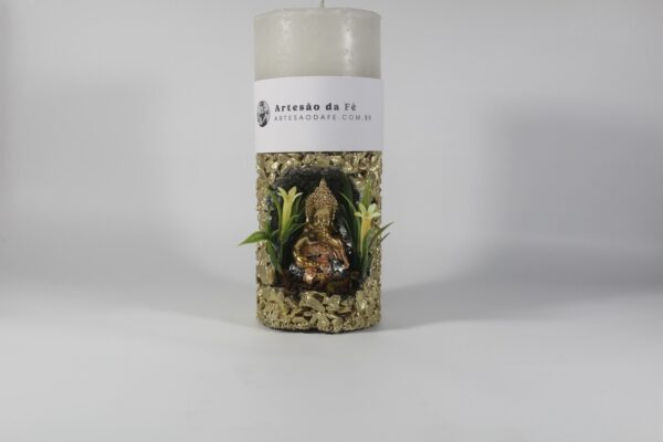 Kit Porta Vela Buda Tailandes Mini Santuário #PV_DP006