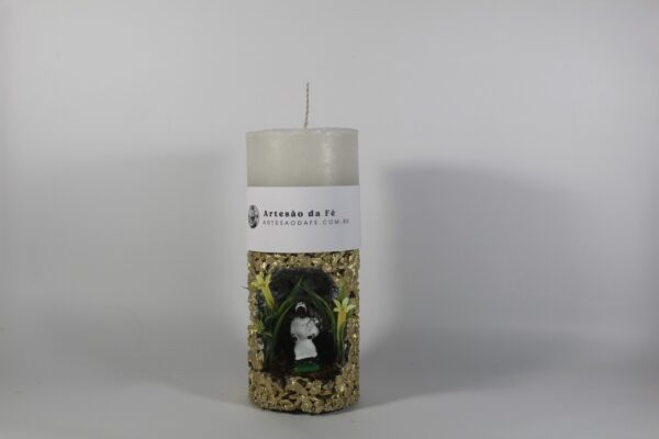 Kit Porta Vela Preto Velho (Feminino) Mini Santuário #PV_DP024