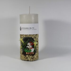 Kit Porta Vela São Jorge Mini Santuário #PV_DP030