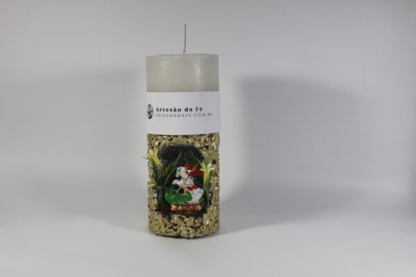 Kit Porta Vela São Jorge Mini Santuário #PV_DP030