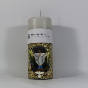 Kit Porta Vela Jesus Braços Abertos Mini Santuário #PV_DP013