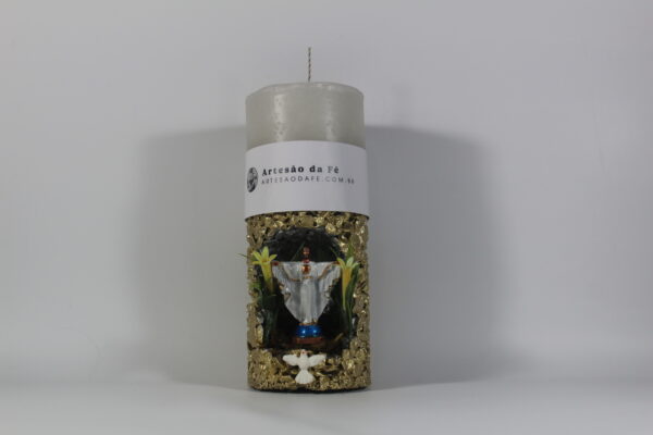 Kit Porta Vela Jesus Braços Abertos Mini Santuário #PV_DP013