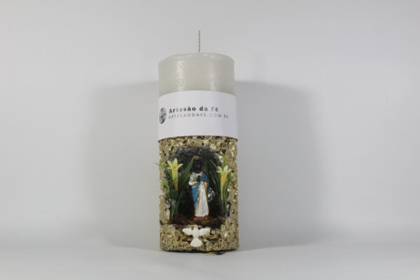 Kit Porta Vela Santa Sara Mini Santuário #PV_DP027